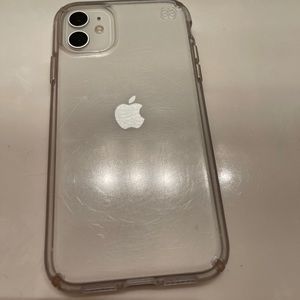 Clear Speck iPhone 11 case